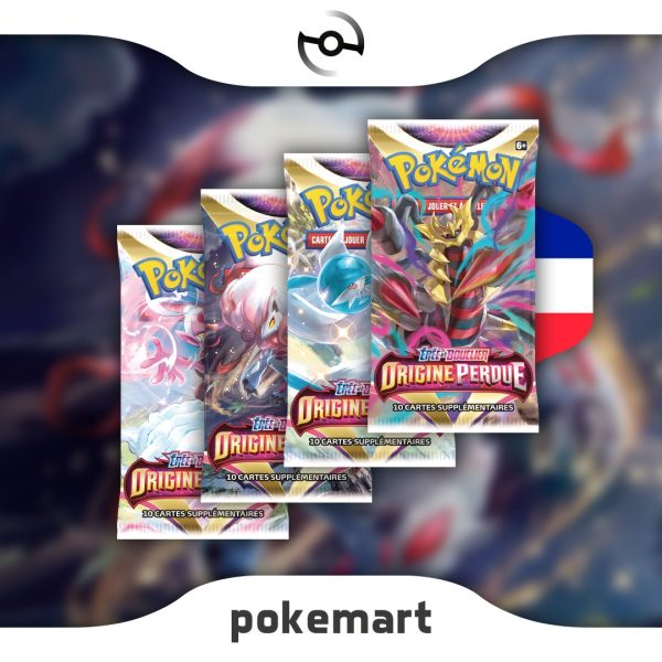 Tripack Boosters Origine Perdue - Epée Bouclier Pokemon