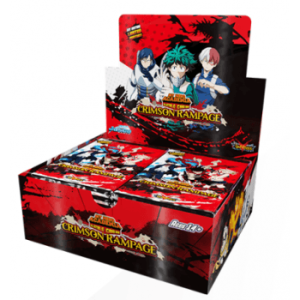 My Hero Academia Collectible Card Game - Booster Display Series 02: Crimson Rampage (24 packs) - EN