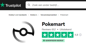 Pokemart op Trustpilot