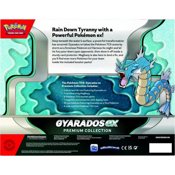 Pokemon Gyarados EX Premium Collection Box achterkant