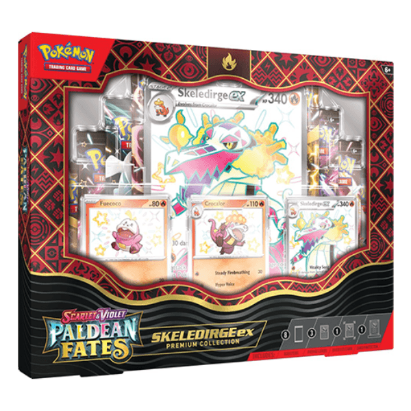 Pokémart.be- Pokémon TCG - Paldean Fates Premium collection box Skeledirge