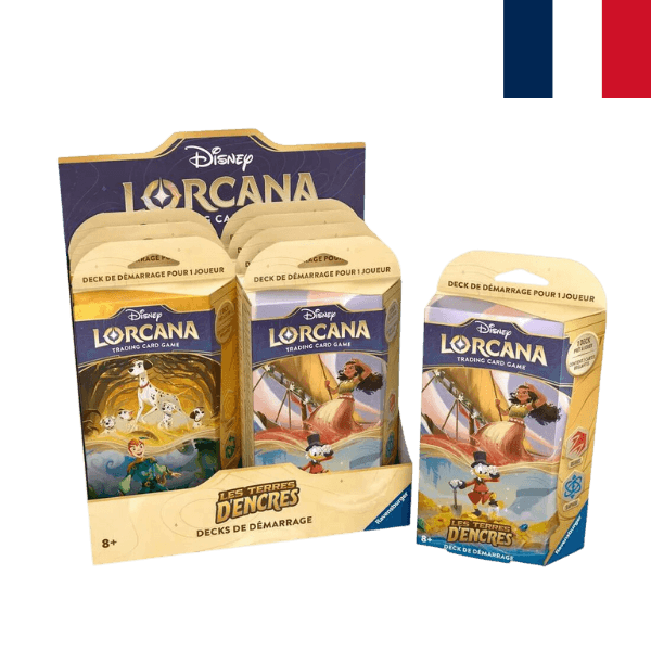 Disney Lorcana Les Terres d'Encres Deck de Démarrage Display pokemart