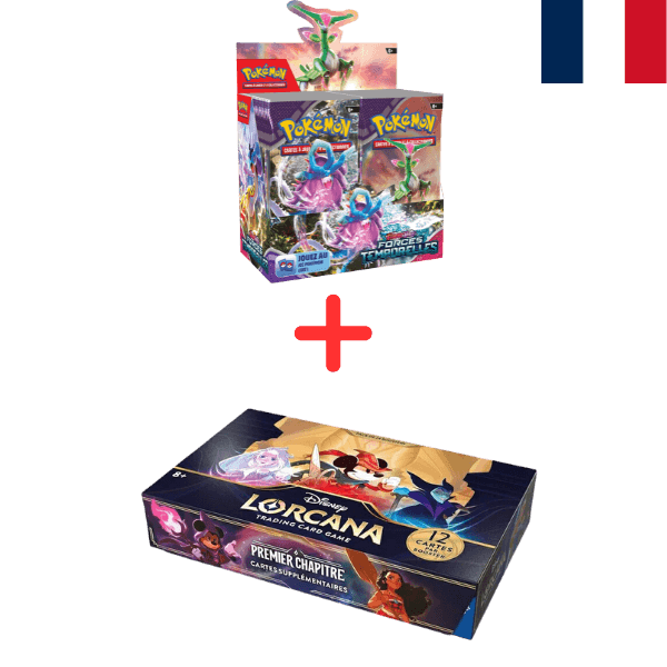 Disney Lorcana Premier Chapitre display français bundle Pokemon Forces temporelles pokemart