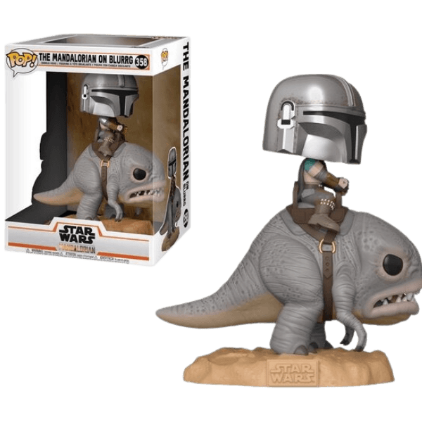 Funko! Pop! Star Wars The Mandolarian On Blurrg 358 (1)-Pokemart