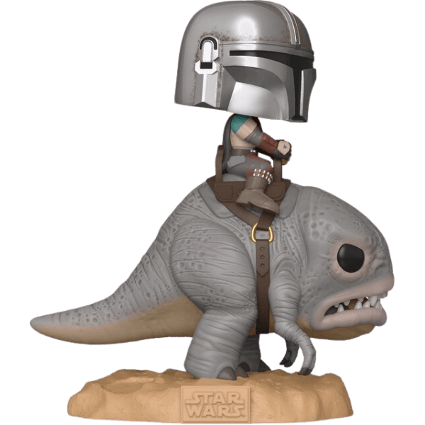 Funko! Pop! Star Wars The Mandolarian On Blurrg 358 -Pokemart