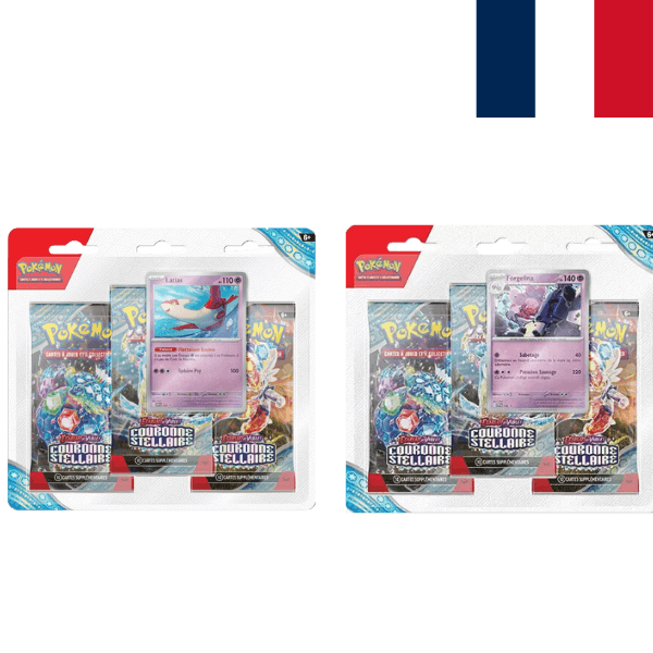 Pokemon JCC Ecarlate et Violet 7 - Couronne Stellaire Tripack Pokemart